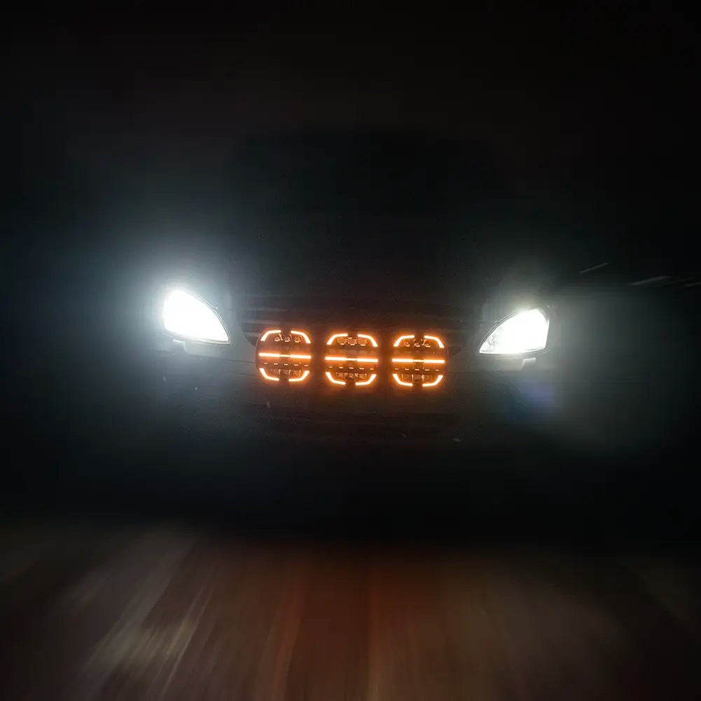 Monsterlux Core 9 LED Auxiliary Light with Black Housing