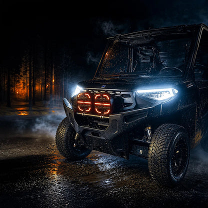 Monsterlux Core 9 LED Auxiliary Light with Black Housing