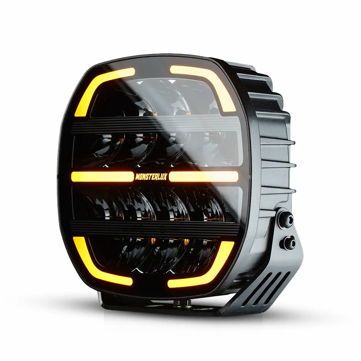 Monsterlux Core 9 LED Auxiliary Light with Black Housing