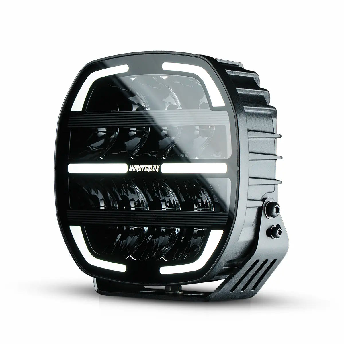 Monsterlux Core 9 LED Auxiliary Light with Black Housing