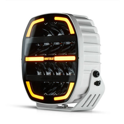 Monsterlux Core 9 LED Auxiliary Light with White Housing