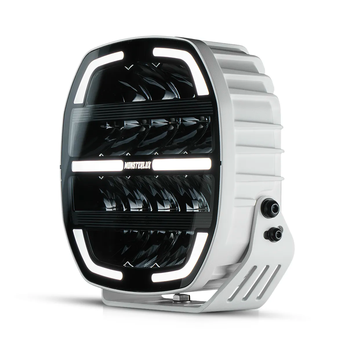 Monsterlux Core 9 LED Auxiliary Light with White Housing