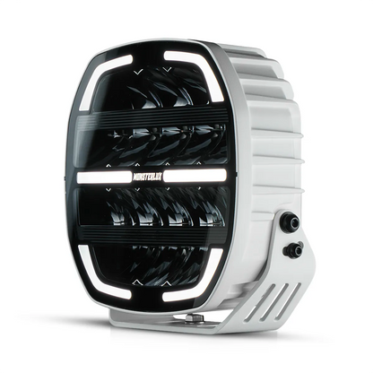 Monsterlux Core 9 LED Auxiliary Light with White Housing